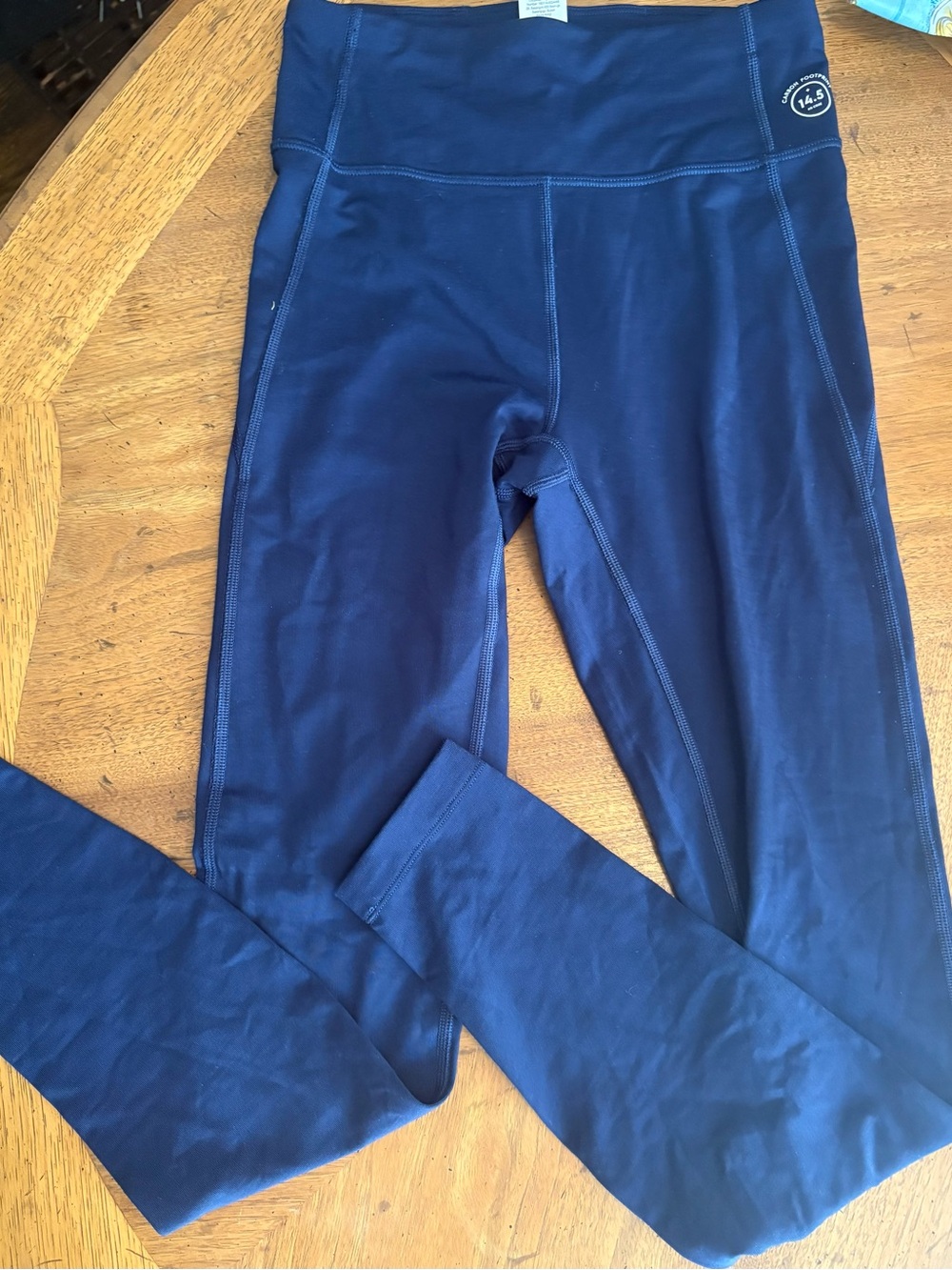 Allbirds Natural Leggings Women’s XS Navy Blue High Rise Performance Athletic